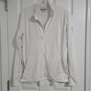 Women's Large Zip Sunnybrook White Golf Pullover Levelwear Pullover